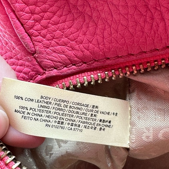 Kate Spade Pink Pebble Leather Boxy Handbag - Picture 12 of 16